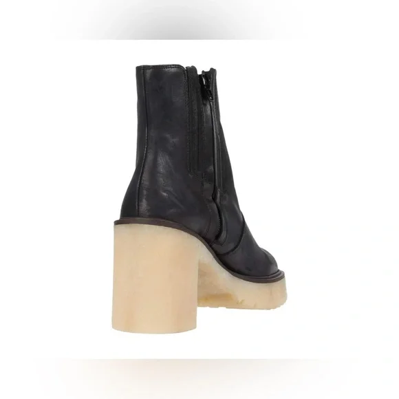 Free People James Chelsea Boots ✨ Black Leather Size 8.5 | 38.5 | heeled - Picture 8 of 16